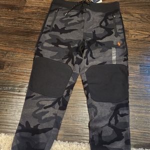 Polo Ralph Lauren Black Camo RL-67 Joggers Mens Size Large Nwt